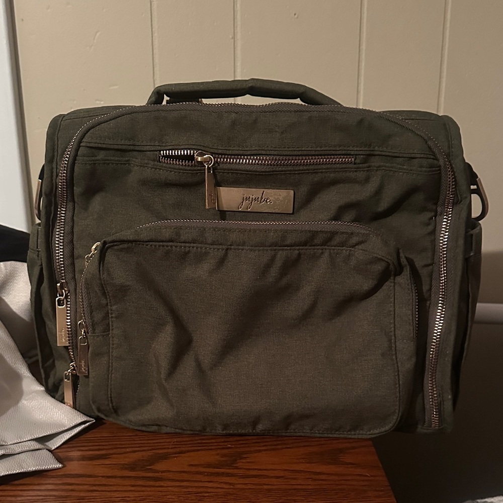Ju-Ju-Be Forest Green Diaper Bag